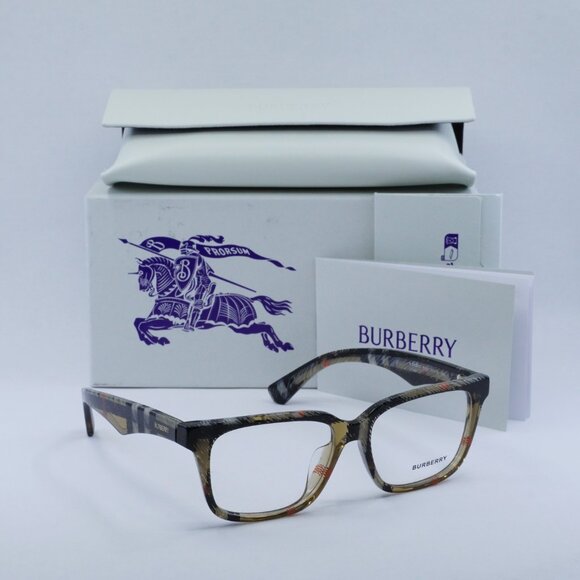 🕶️ New Burberry BE2425D 4146 Eyeglasses - Check Sand Frame - Picture 10 of 10